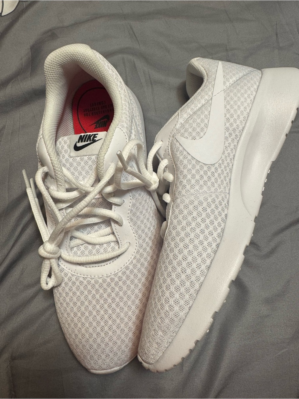 Nike Women’s White Mesh Sneakers - Classic Lightweight Style
